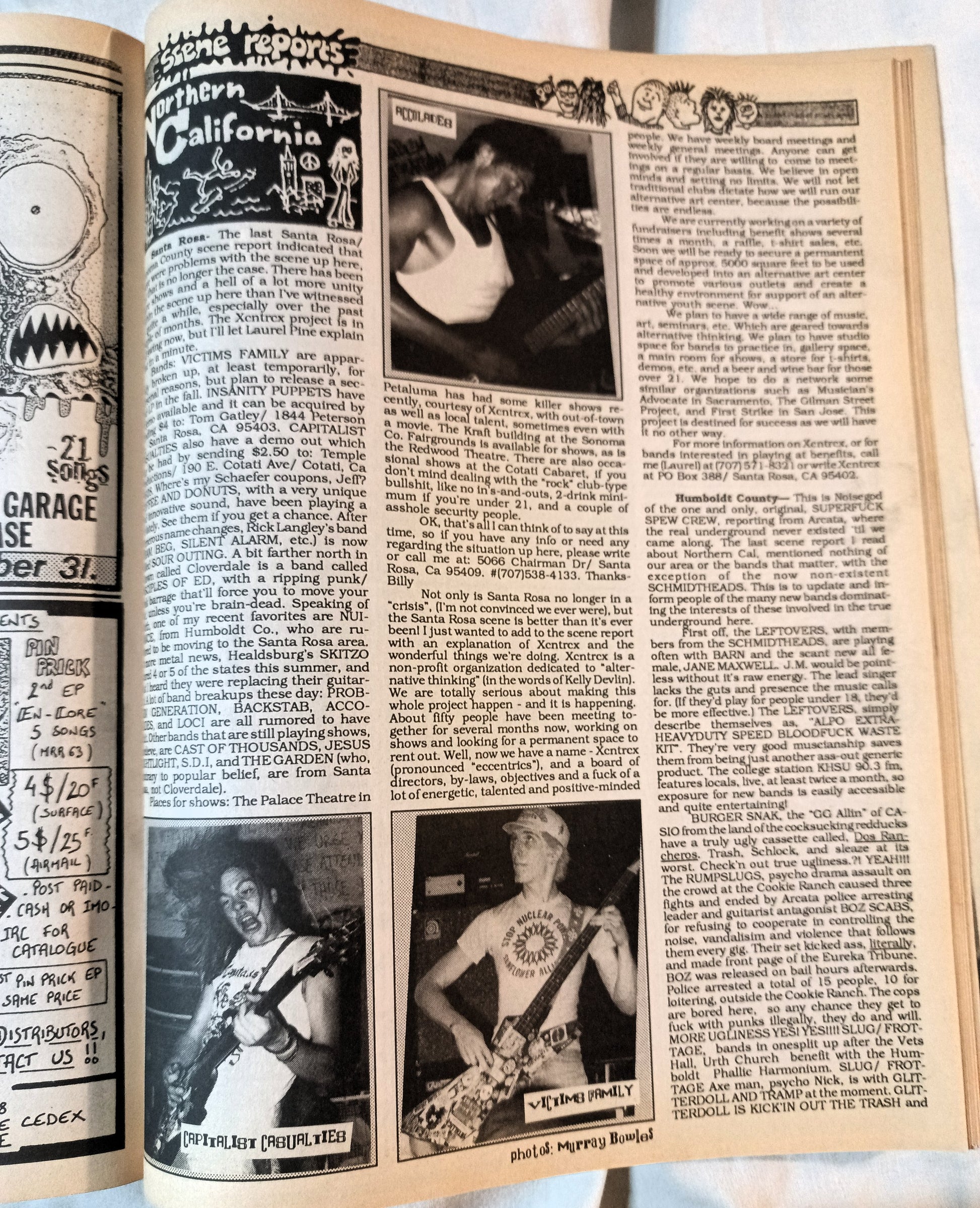 Maximum Rock N Roll Issue 66 November 1988 Fugazi Danbert Nobacon - TulipStuff