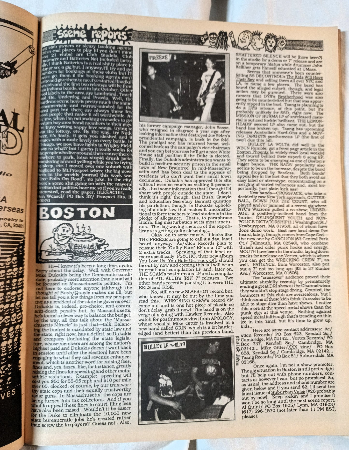 Maximum Rock N Roll Issue 66 November 1988 Fugazi Danbert Nobacon - TulipStuff