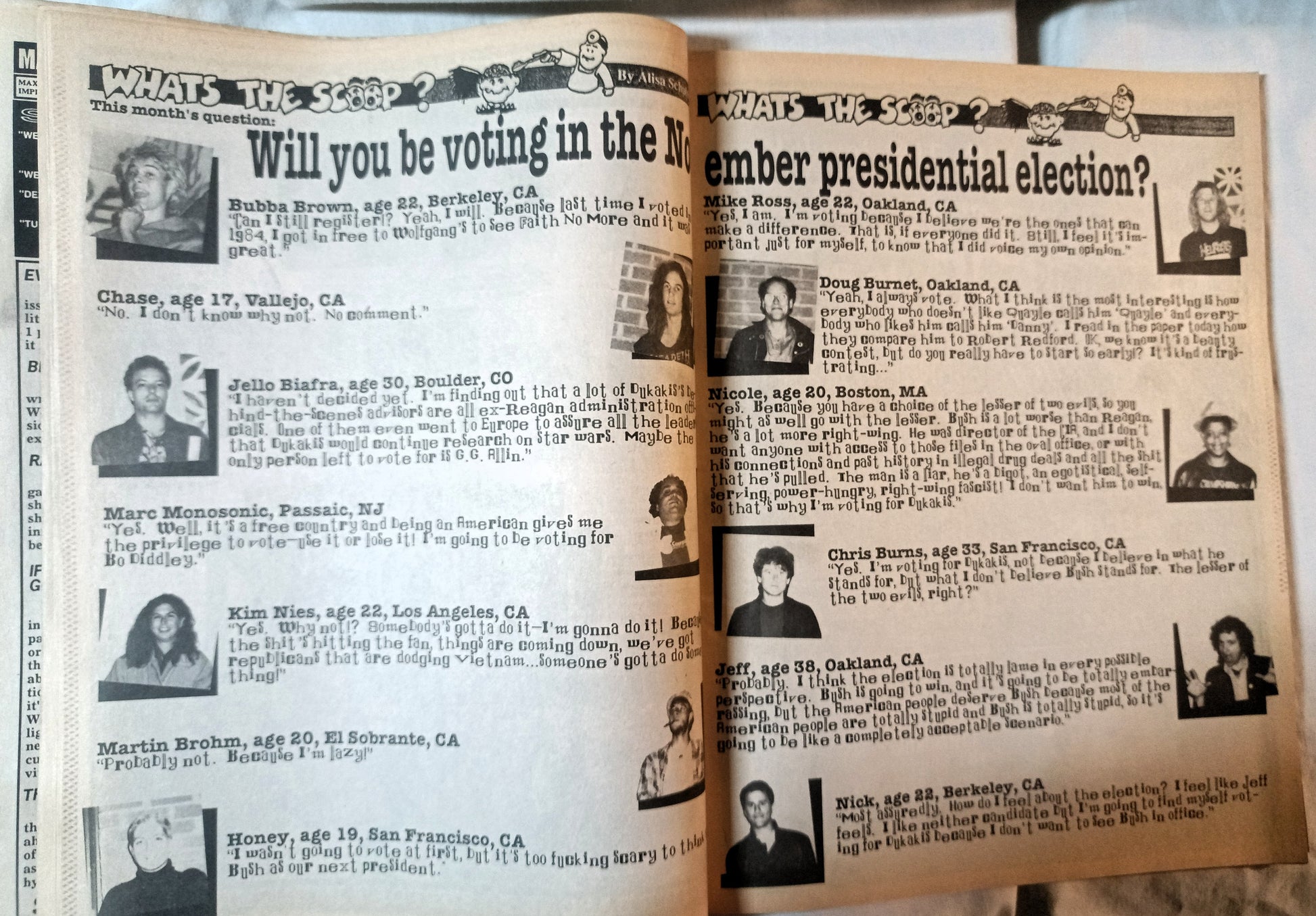 Maximum Rock N Roll Issue 66 November 1988 Fugazi Danbert Nobacon - TulipStuff