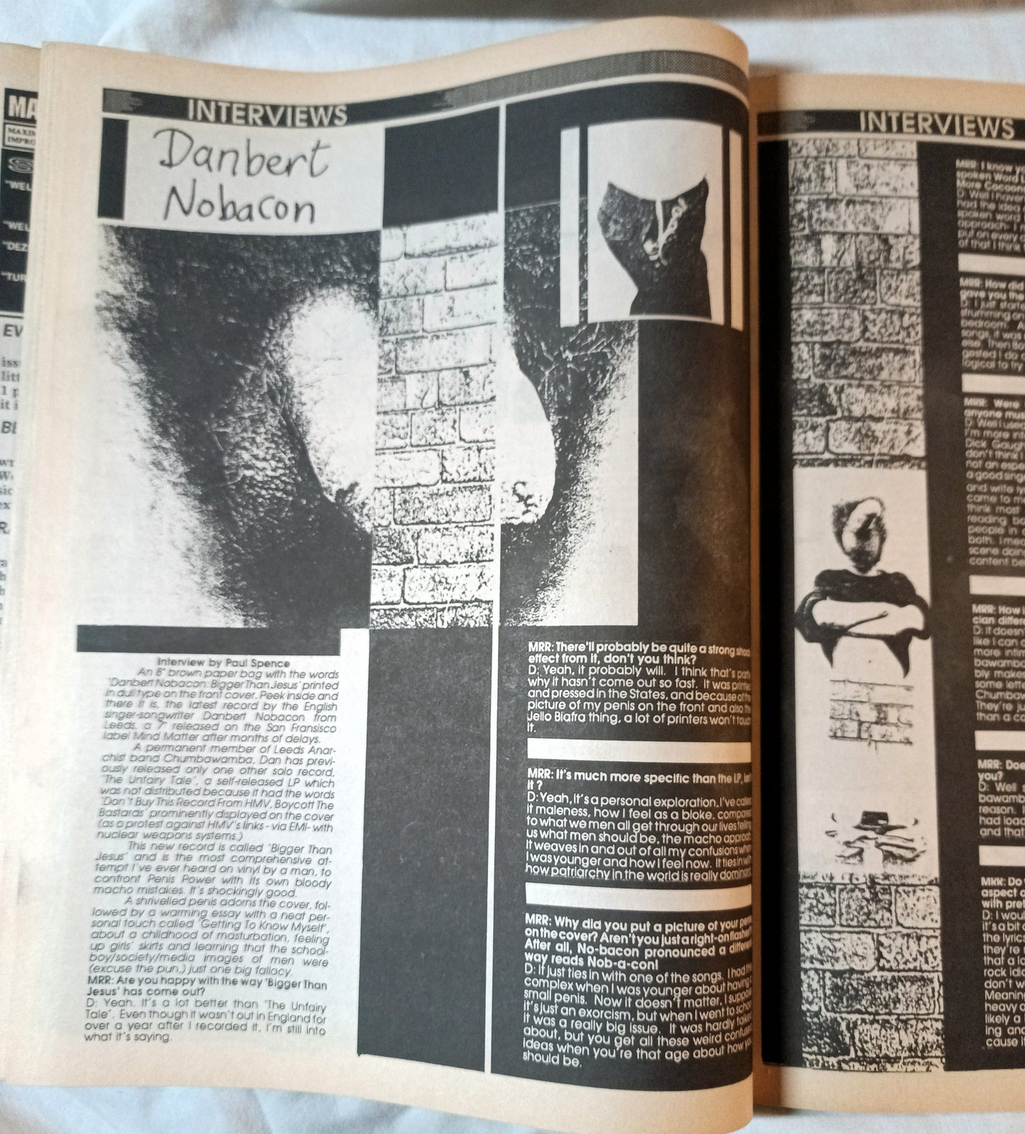 Maximum Rock N Roll Issue 66 November 1988 Fugazi Danbert Nobacon - TulipStuff