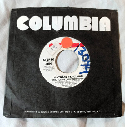 Maynard Ferguson Gonna Fly Now Theme From Rocky 7" Vinyl 1977 Promo - TulipStuff