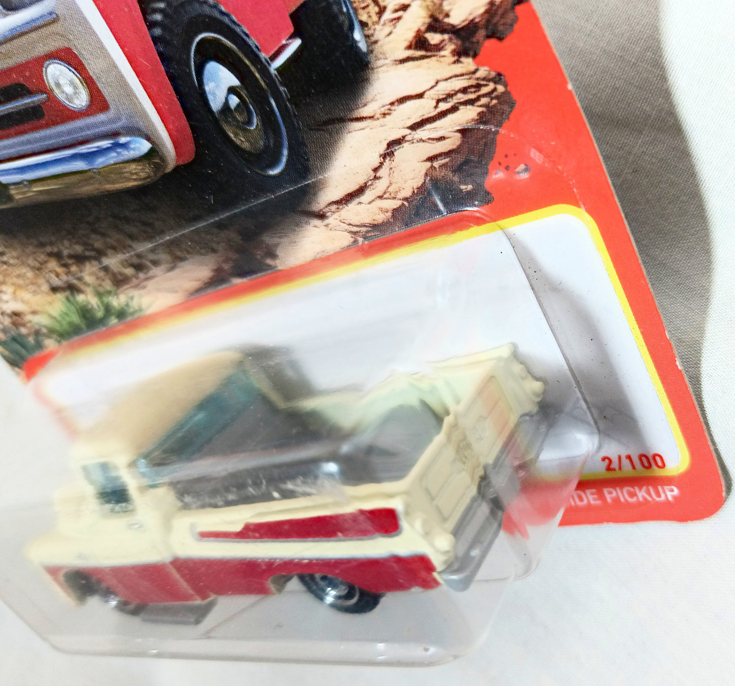 Matchbox #2 1957 Dodge Sweptside Pickup Truck red 2021 - TulipStuff