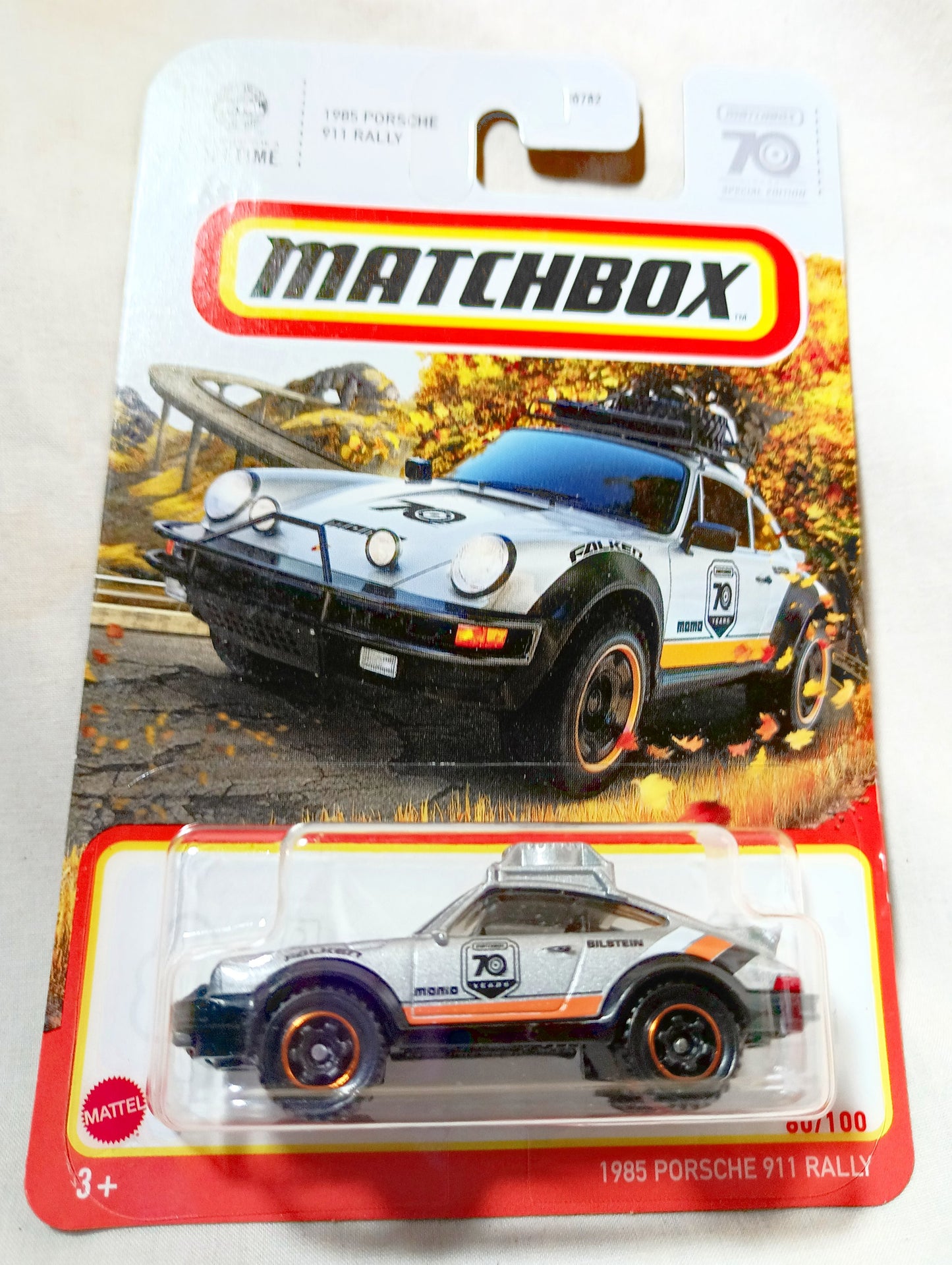 Matchbox #80 1985 Porsche 911 Rally 70th Anniversary 2023 - TulipStuff