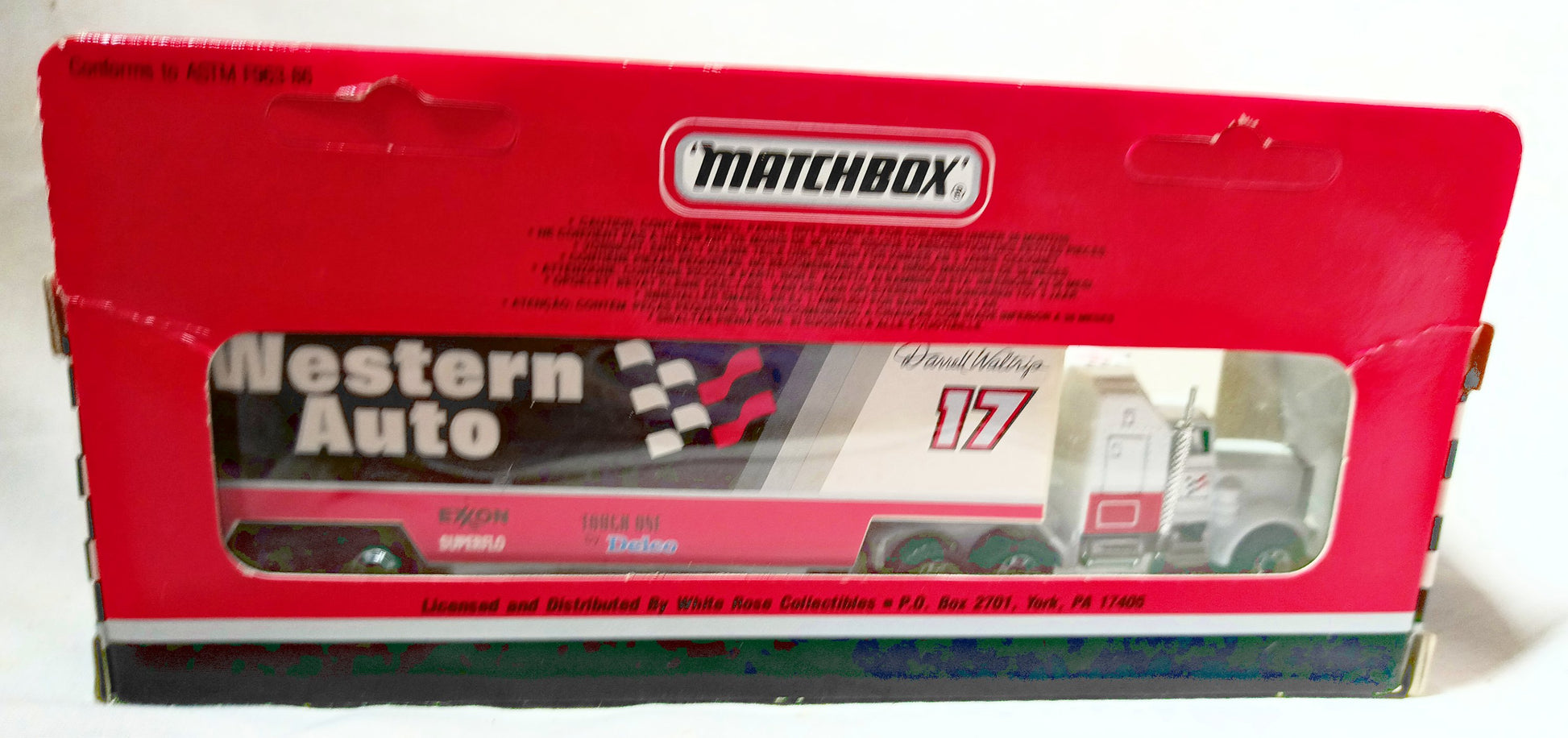 Matchbox Super Star Transporters 1991 Darrell Waltrip Western Auto - TulipStuff
