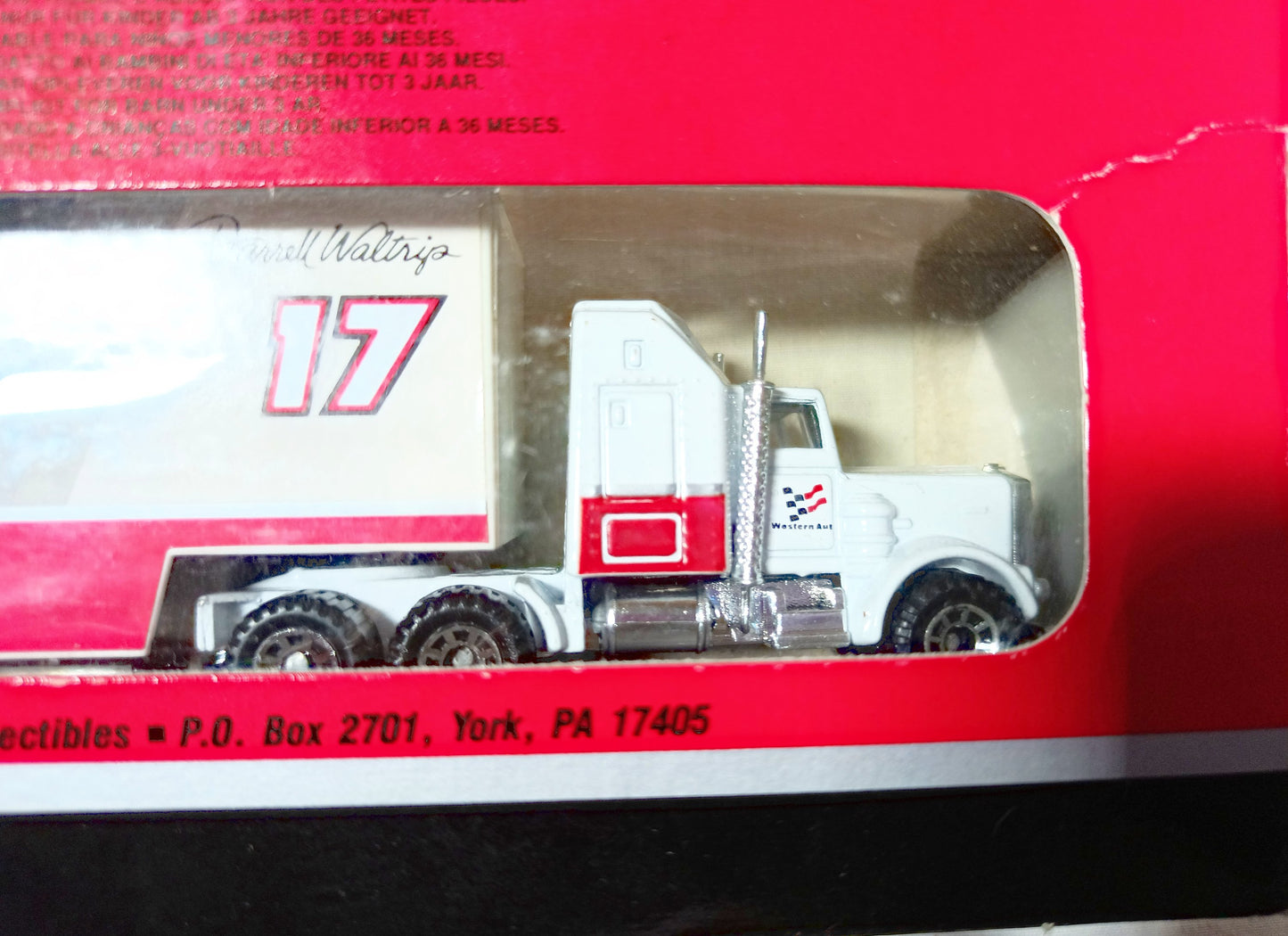 Matchbox Super Star Transporters 1991 Darrell Waltrip Western Auto - TulipStuff