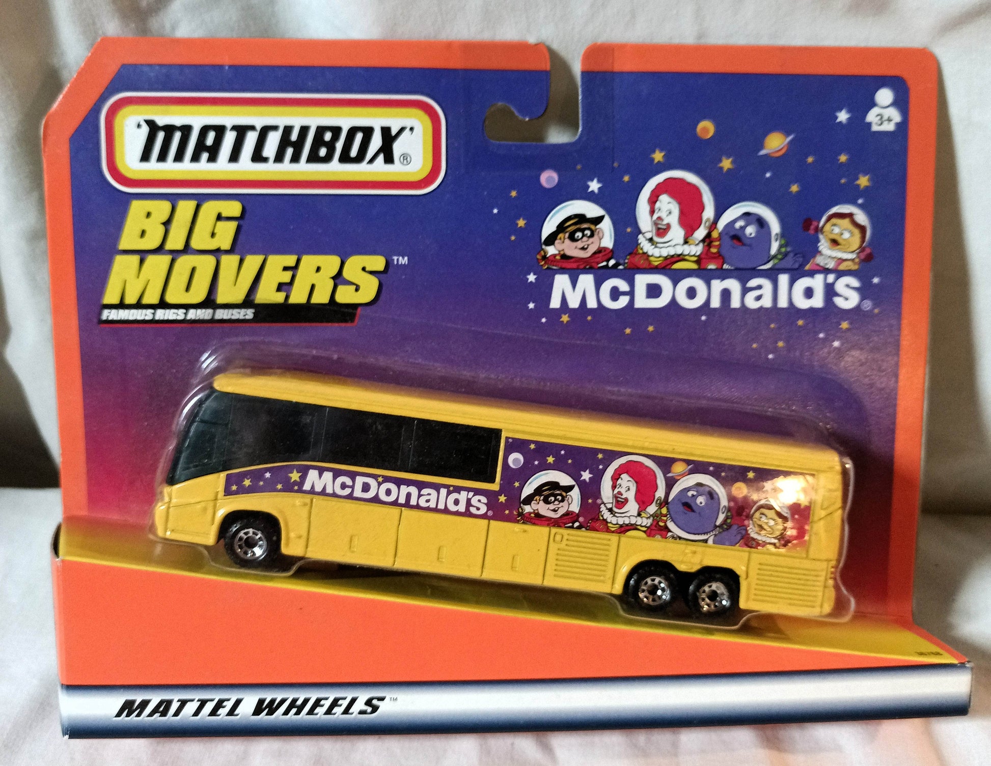 Matchbox Big Movers McDonald's MCL 102-EL3 Coach Bus 1999 - TulipStuff