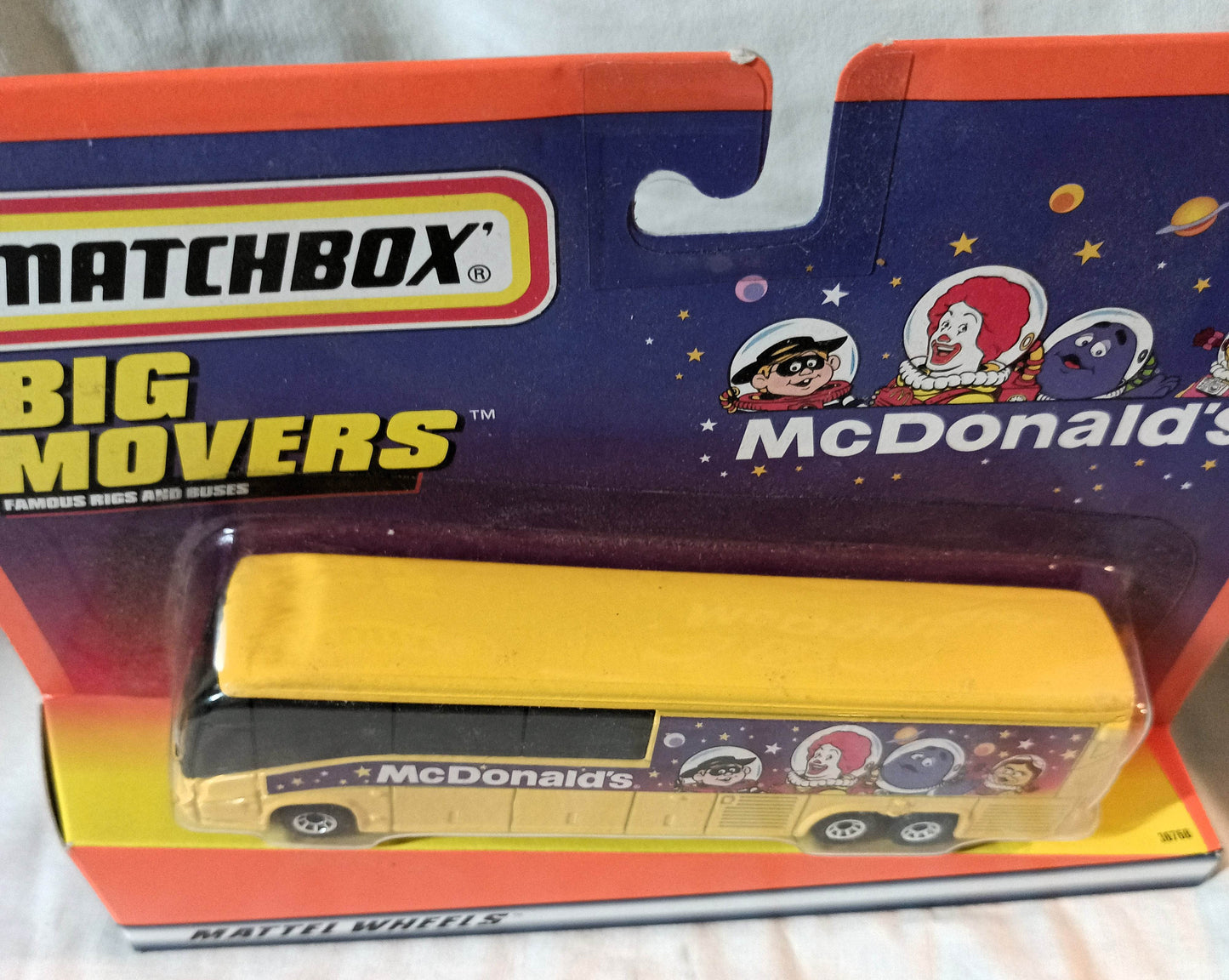Matchbox Big Movers McDonald's MCL 102-EL3 Coach Bus 1999 - TulipStuff