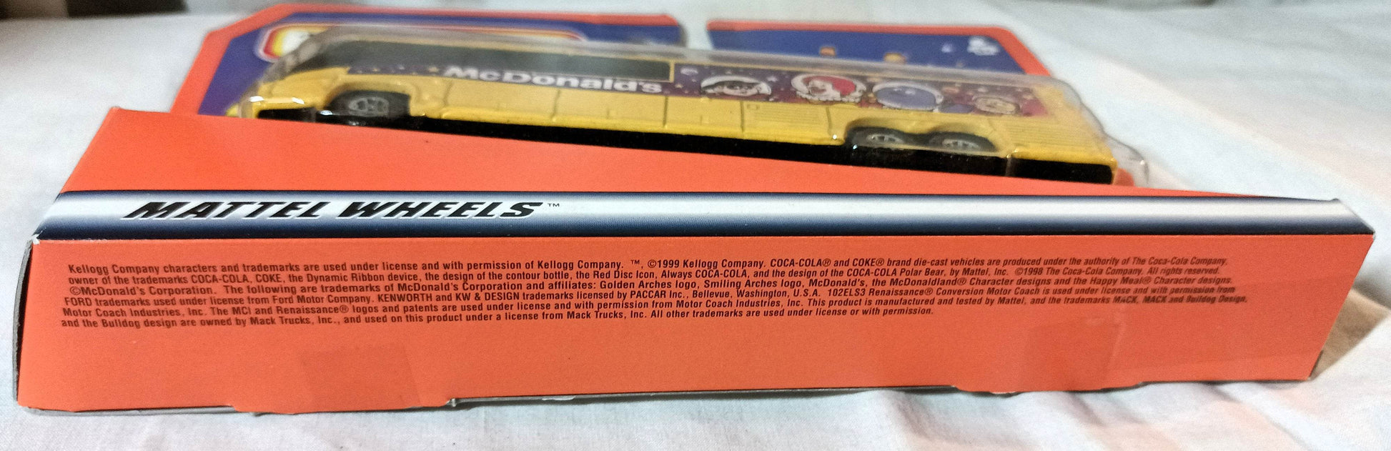 Matchbox Big Movers McDonald's MCL 102-EL3 Coach Bus 1999 - TulipStuff