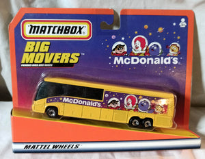 Matchbox Big Movers McDonald's MCL 102-EL3 Coach Bus 1999 - TulipStuff