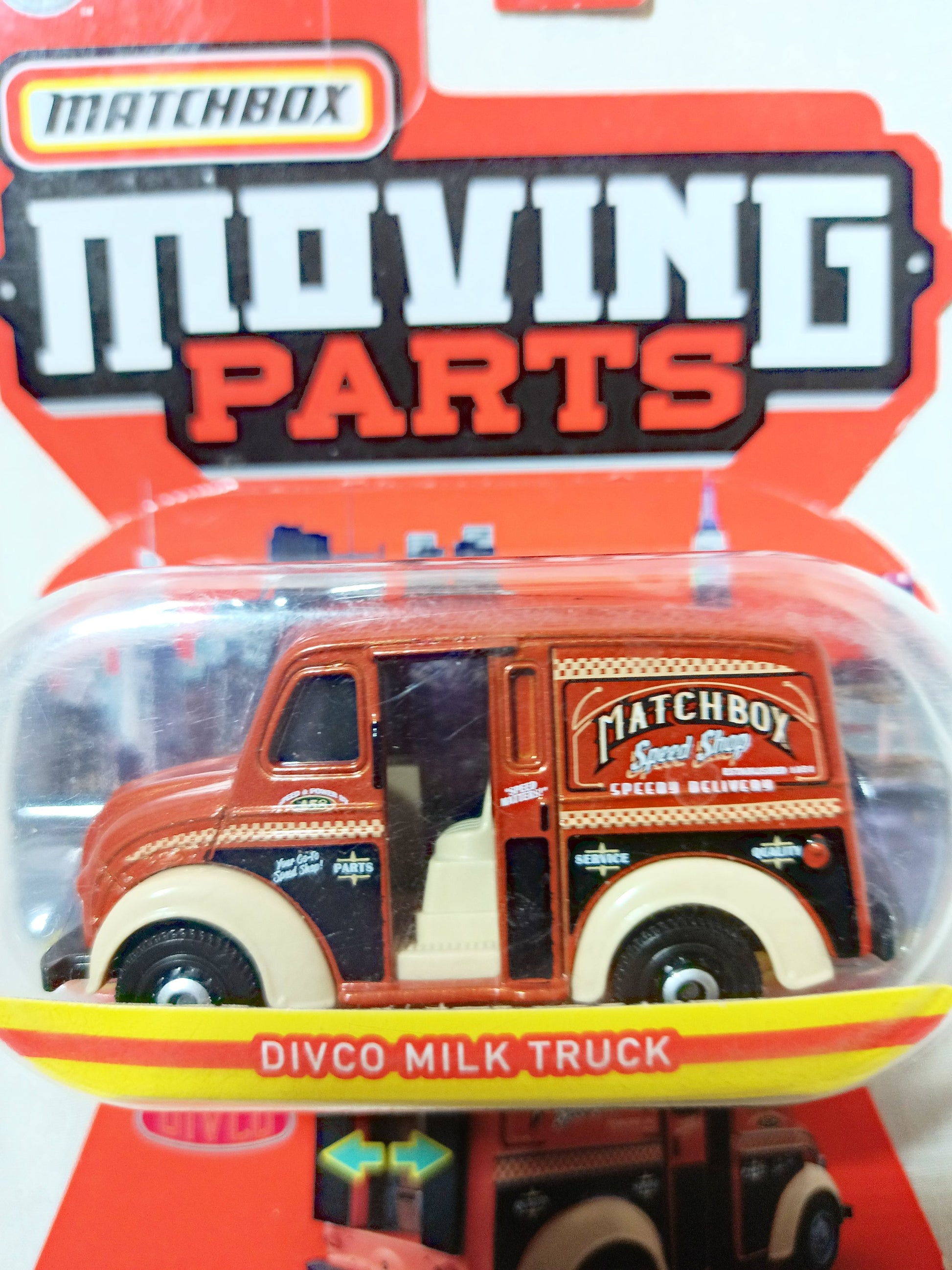 Matchbox Speed Shop 2021 Moving Parts DIVCO Milk Truck Brown - TulipStuff