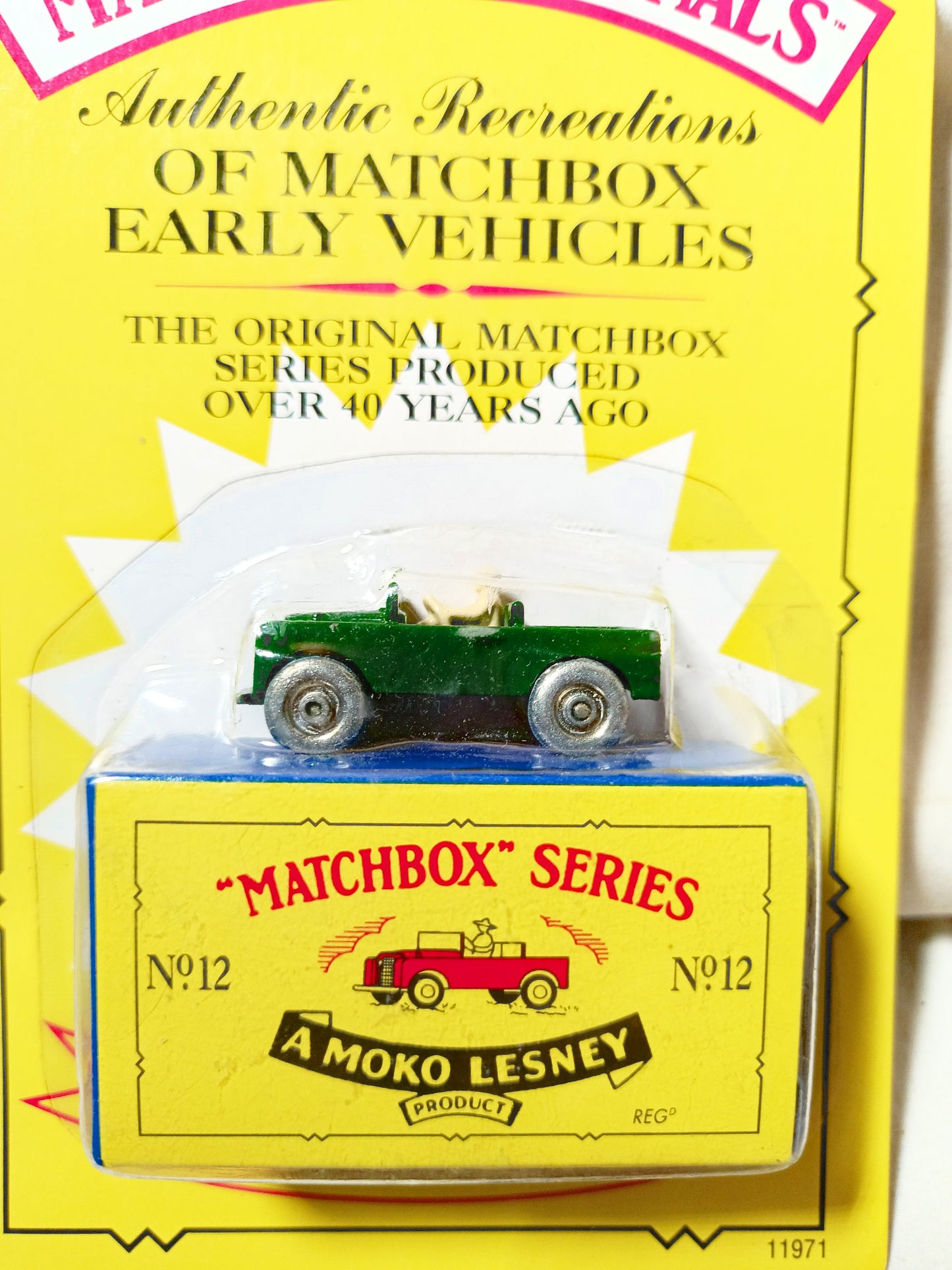 Matchbox Originals No. 12 Moko Lesney Land Rover 1993 - TulipStuff