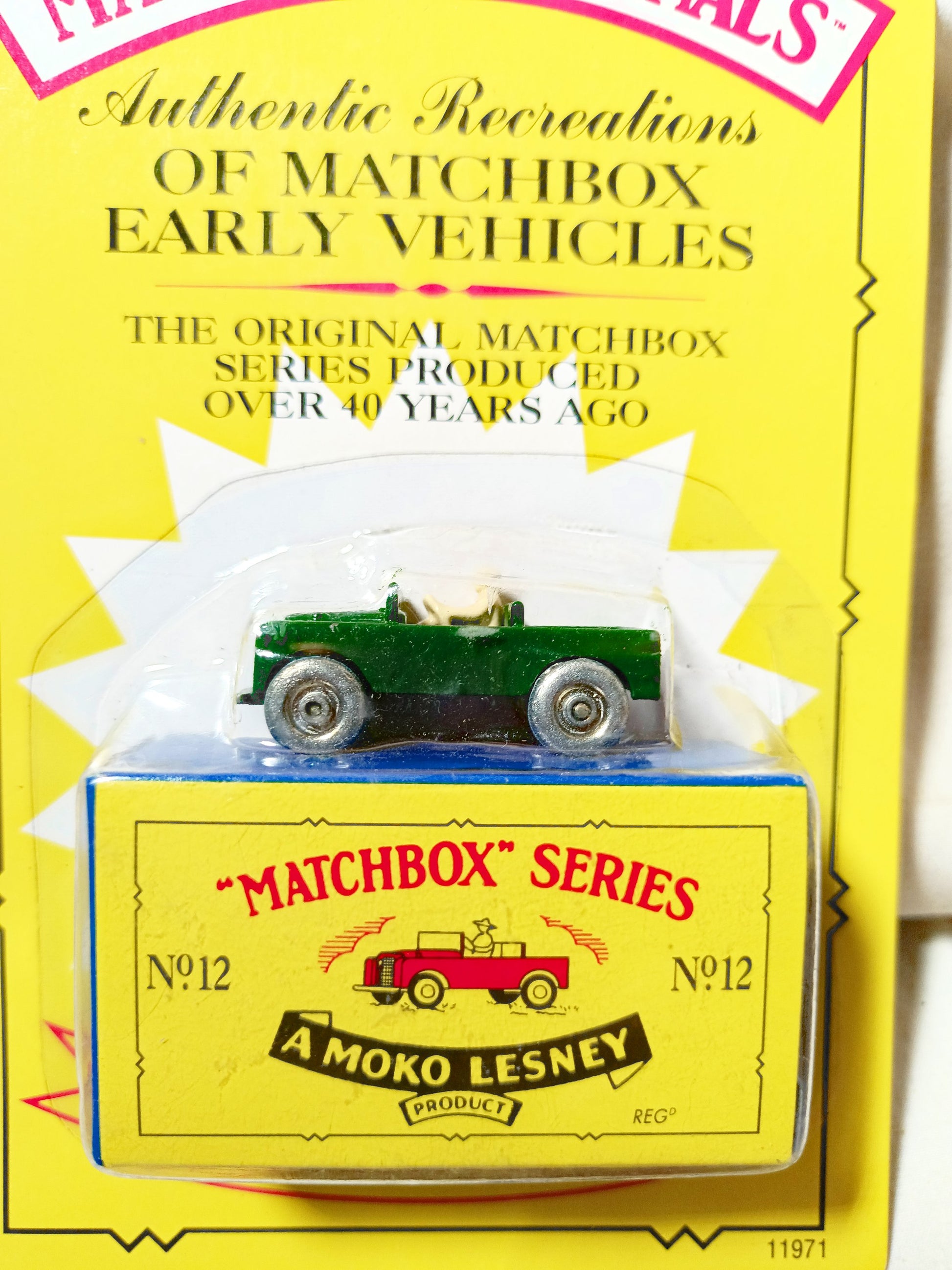 Matchbox Originals No. 12 Moko Lesney Land Rover 1993 - TulipStuff