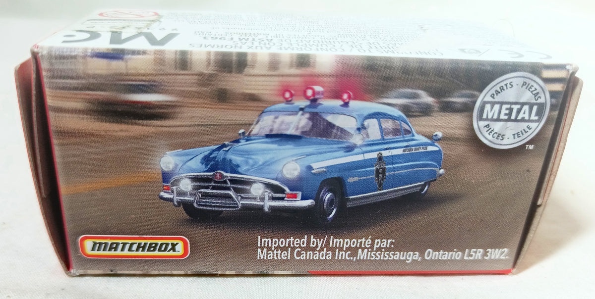 Matchbox 2019 Power Grabs '51 Hudson Hornet Police MBX Rescue - TulipStuff