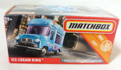 Matchbox 2020 Power Grabs MB43 Ice Cream King Truck MBX City Blue - TulipStuff