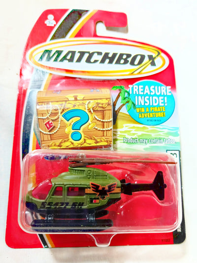 Matchbox #73 Rapid Rescue Helicopter Buried Treasure 2005 - TulipStuff