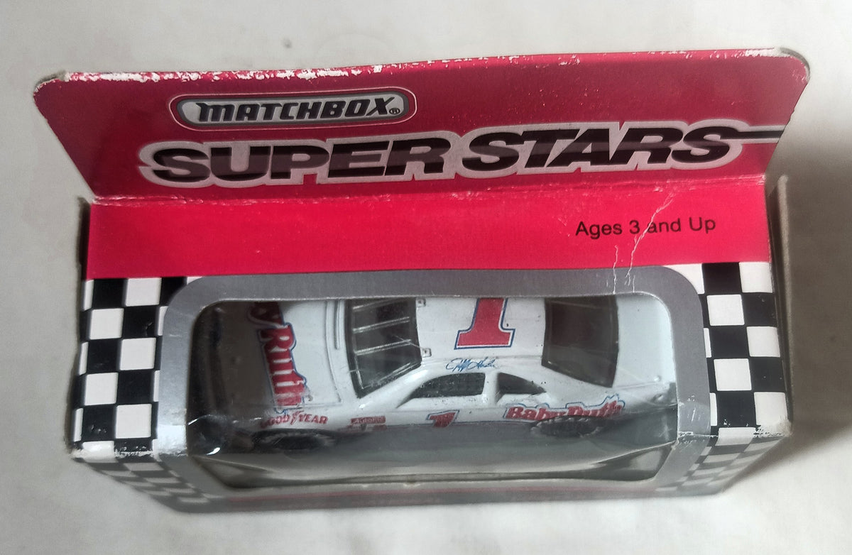 Matchbox Super Stars 1992 Grand National Jeff Gordon #1 Baby Ruth Ford - TulipStuff