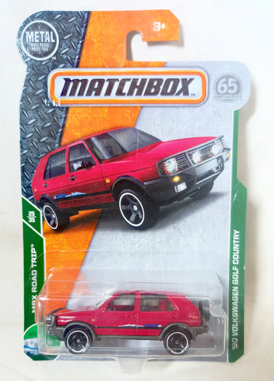 Matchbox MB99 '90 Volkswagen Golf County MBX Road Trip Red 2018 - TulipStuff