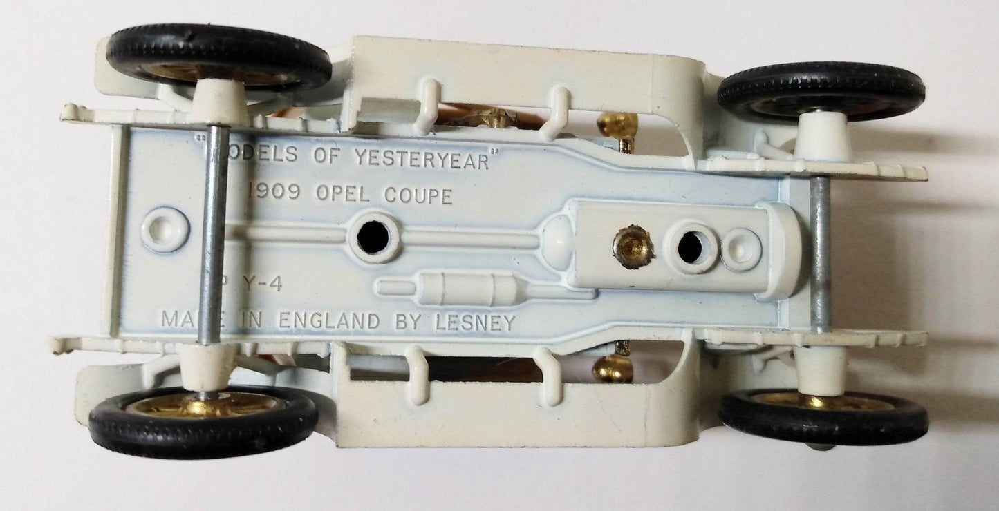 Lesney Matchbox Models of Yesteryear Y4 1909 Opel Coupe England - TulipStuff