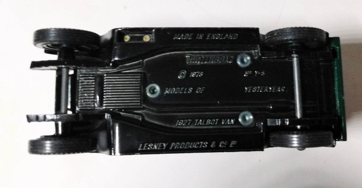 Matchbox Models of Yesteryear Y5 1927 Talbot Van Lipton's Tea England - TulipStuff