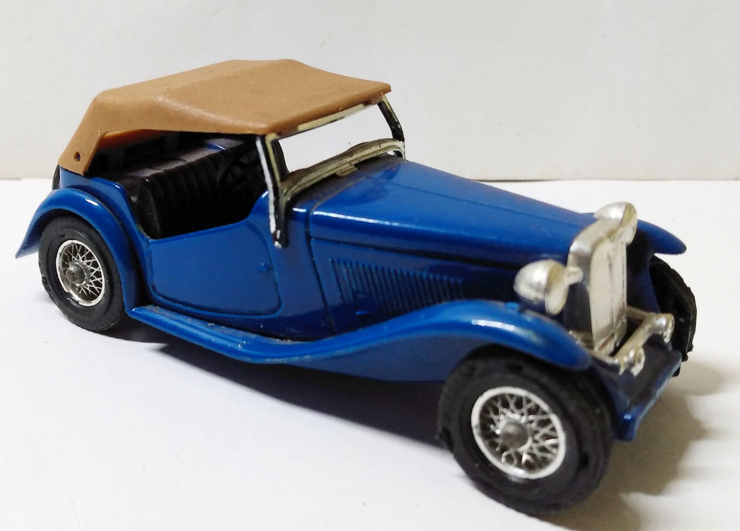 Lesney Matchbox Models of Yesteryear Y8 1945 MG TC black seats - TulipStuff