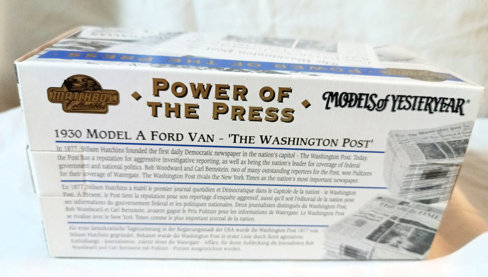 Matchbox Collectibles Power Of The Press Washington Post 1930 Model A Van - TulipStuff