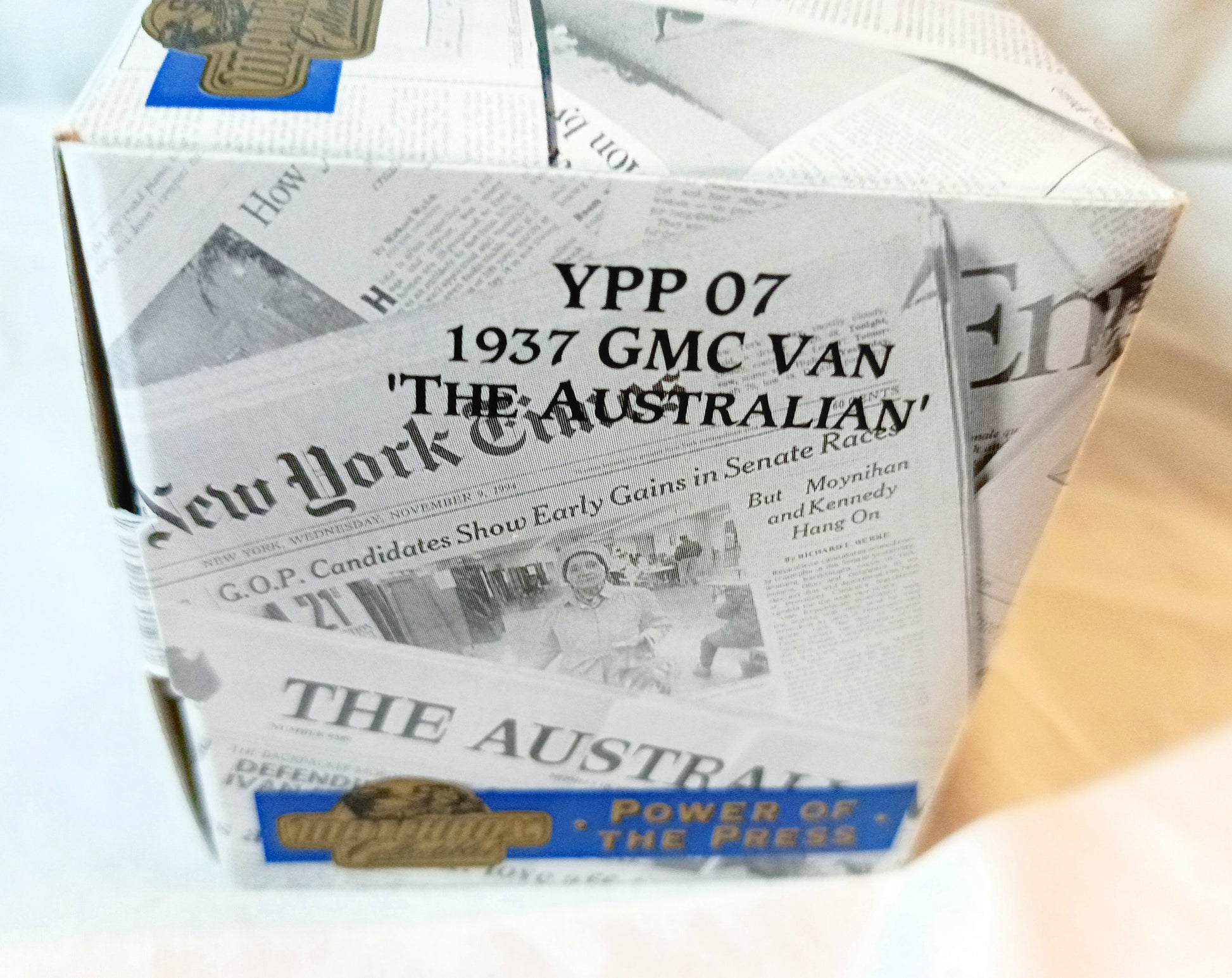 Matchbox Collectibles Power Of The Press The Australian 1937 GMC Van - TulipStuff