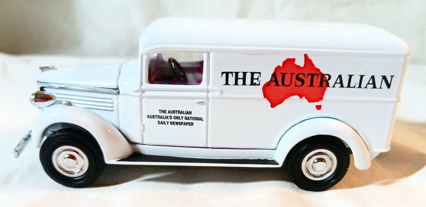 Matchbox Collectibles Power Of The Press The Australian 1937 GMC Van - TulipStuff