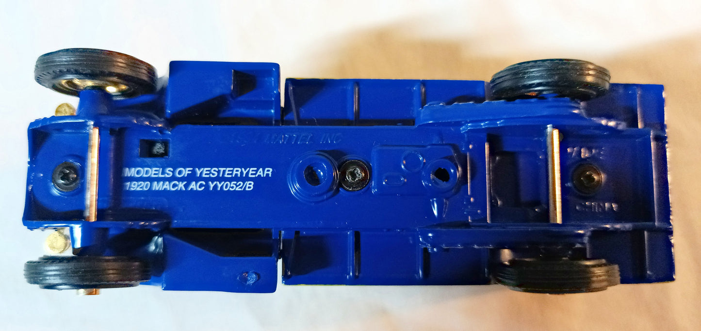 Matchbox Collectibles YY052/B-M Collector's Guild 1920 Mack AC 1998 - TulipStuff