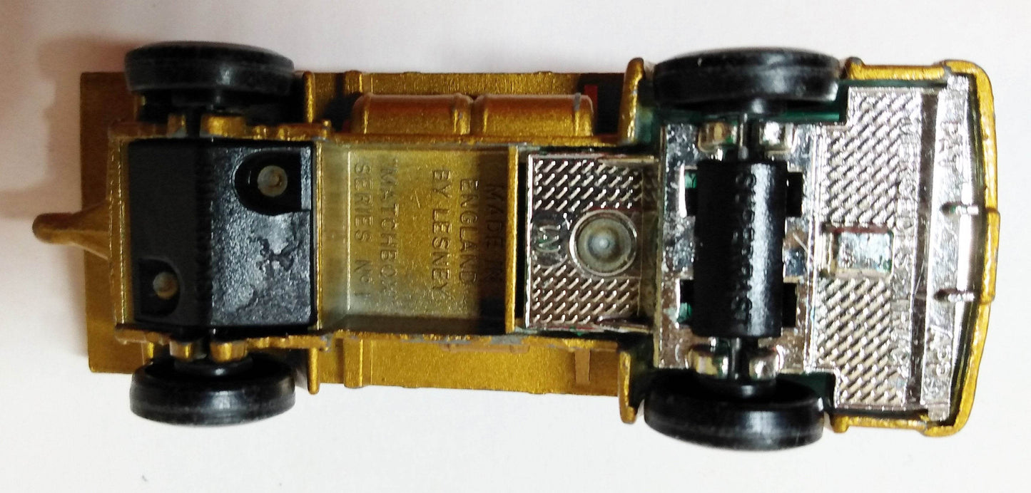 Lesney Matchbox 1 Mercedes Benz Lorry Truck 1970 England Superfast - TulipStuff