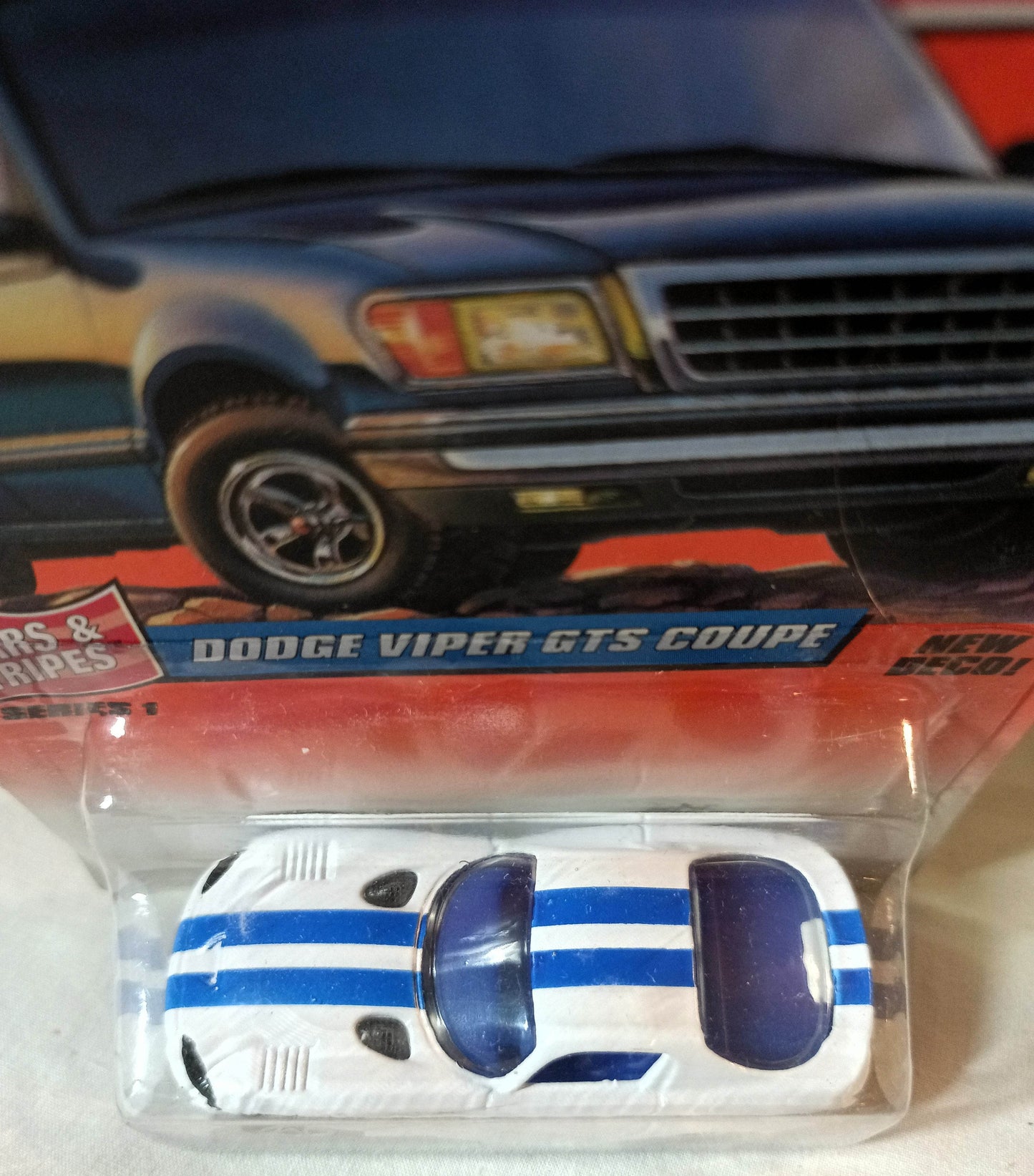 Matchbox #1 Dodge Viper GTS Coupe Stars and Stripes 1998 - TulipStuff