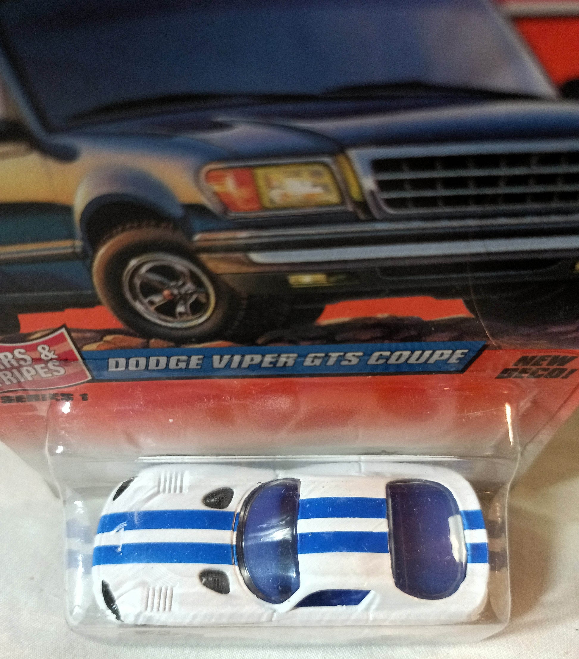 Matchbox #1 Dodge Viper GTS Coupe Stars and Stripes 1998 - TulipStuff