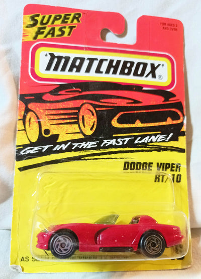 Matchbox #10 Dodge Viper RT/10 Sports Car Superfast 1996 - TulipStuff