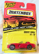 Load image into Gallery viewer, Matchbox #10 Dodge Viper RT/10 Sports Car Superfast 1996 - TulipStuff
