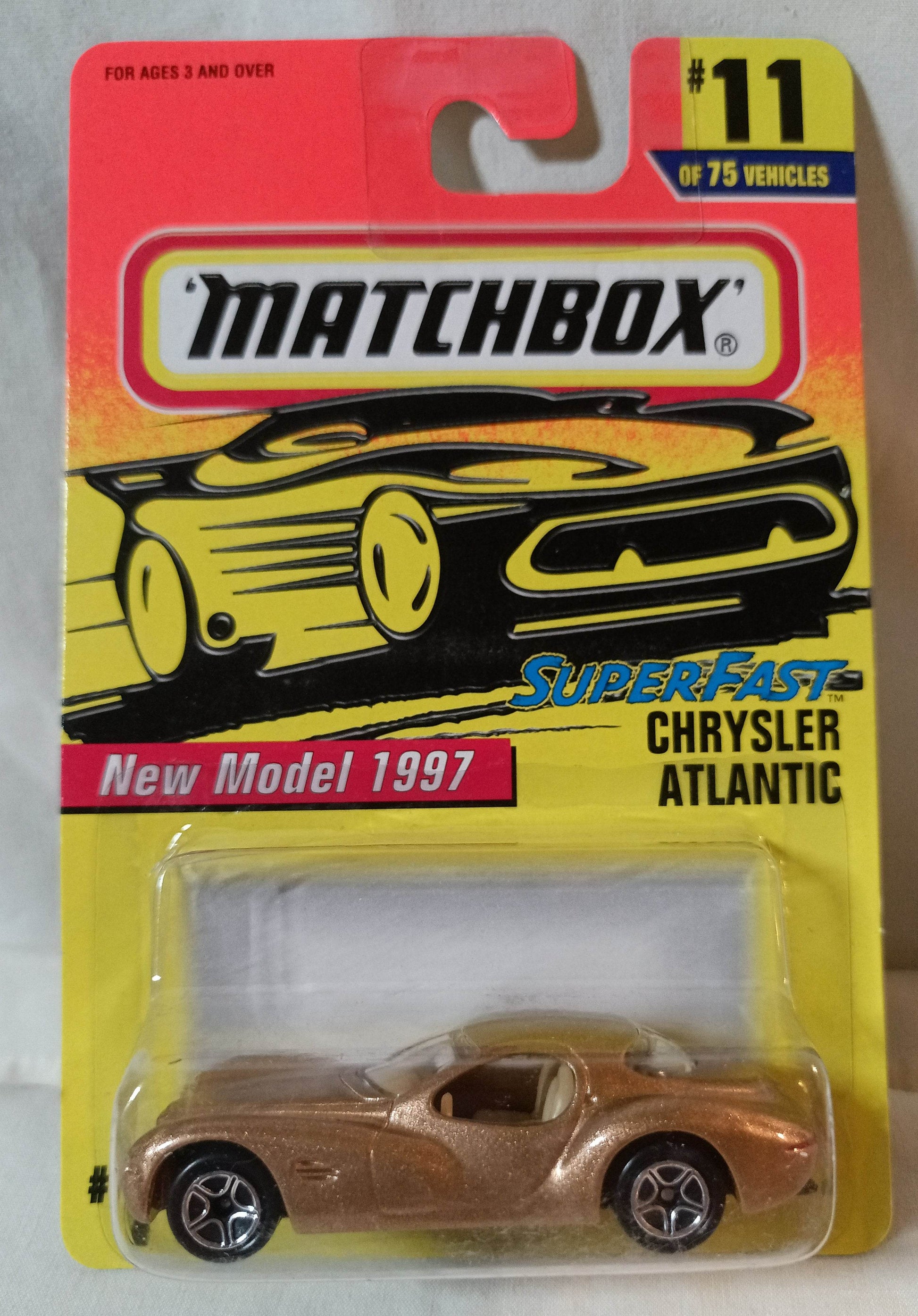 Matchbox 11 Chrysler Atlantic Sports Car Superfast New Model 1997 - TulipStuff