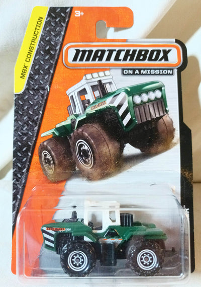 Matchbox #113 Acre Maker Tractor MBX Construction Green 2014 - TulipStuff