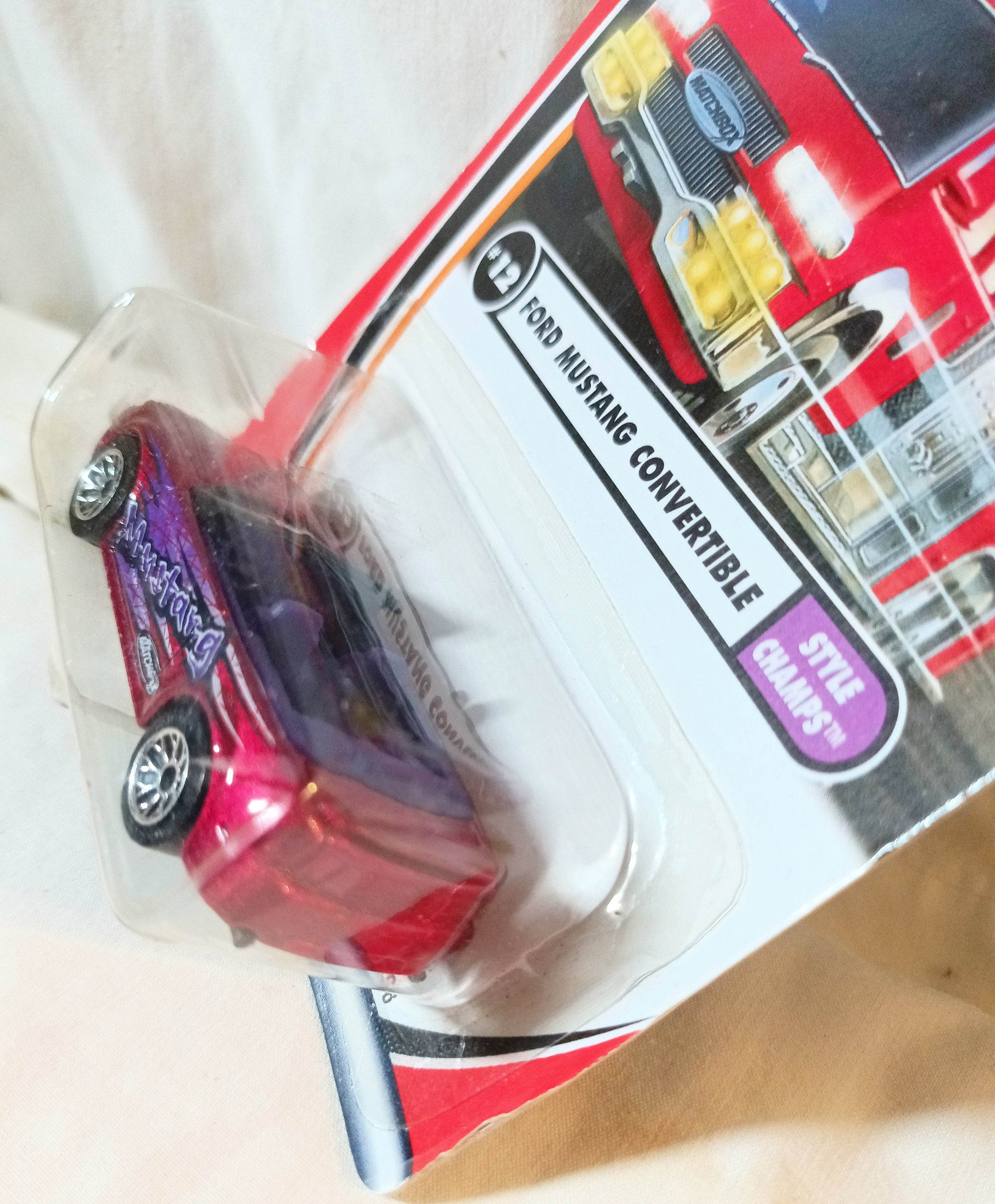 Matchbox 12 Ford Mustang Convertible Style Champs 50th Anniversary 2002 - TulipStuff