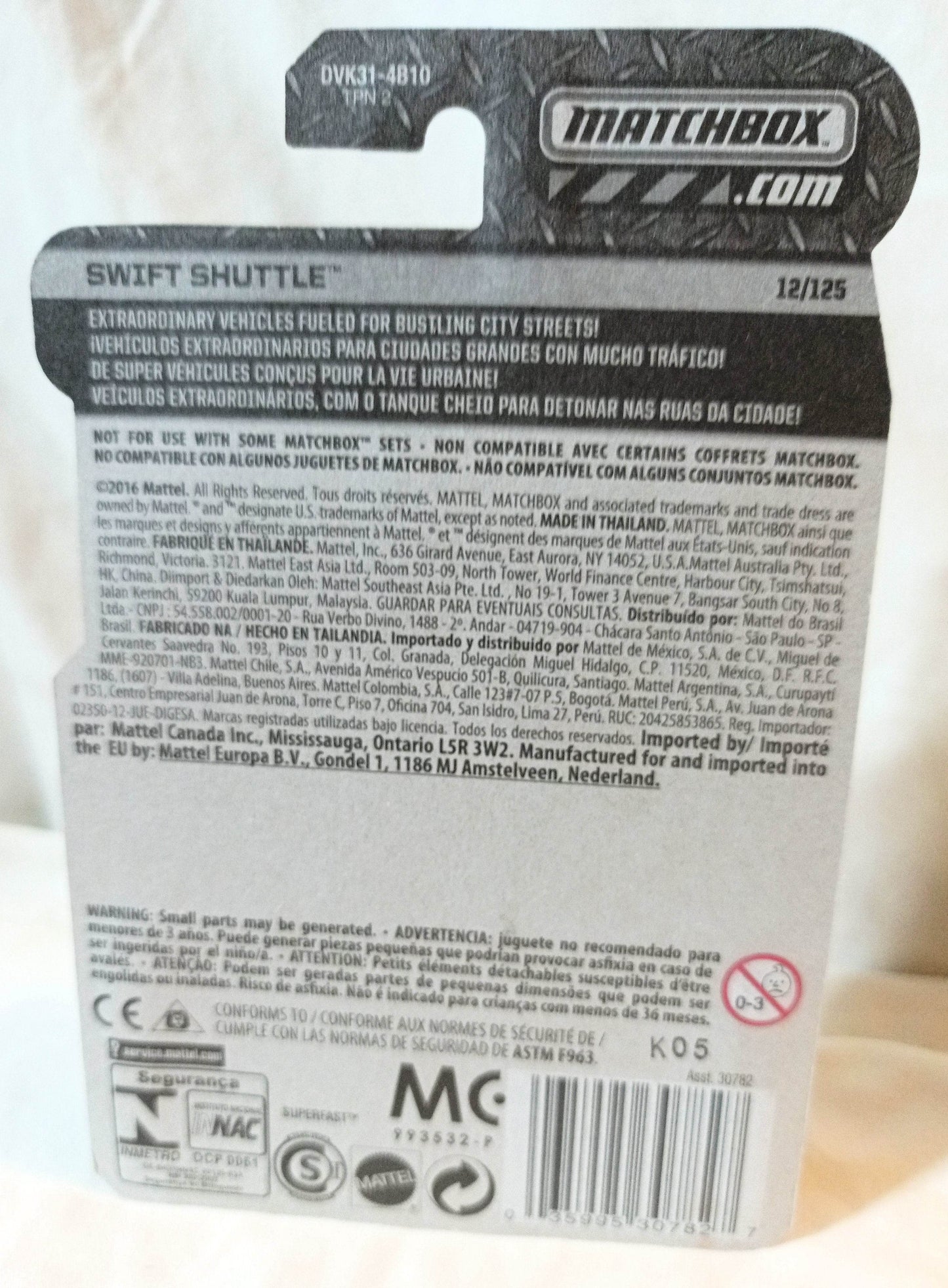 Matchbox #12 Swift Shuttle Airport Bus MBX Adventure City 2017 - TulipStuff