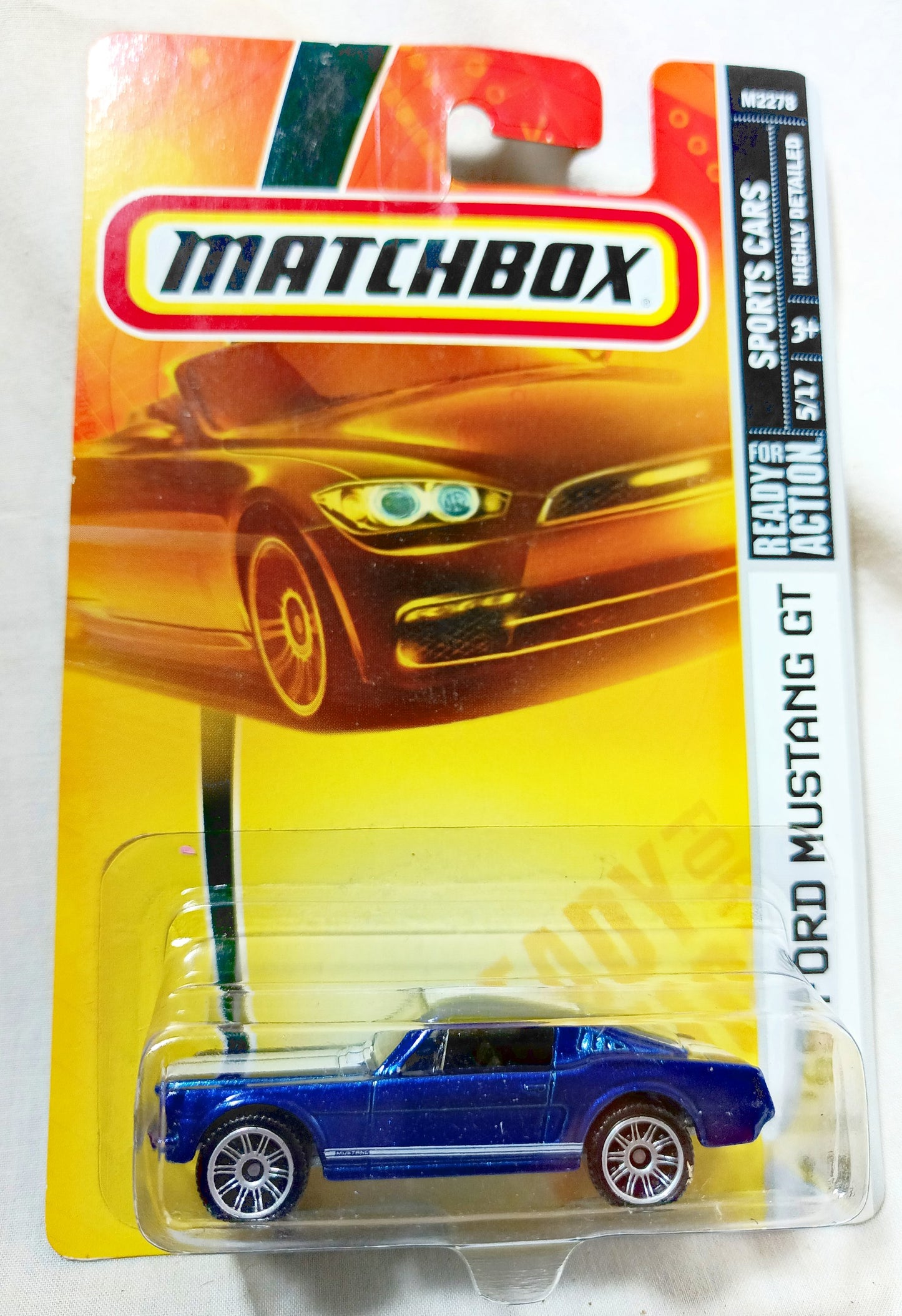 Matchbox #13 '65 Ford Mustang GT Sports Cars Series 2008 - TulipStuff