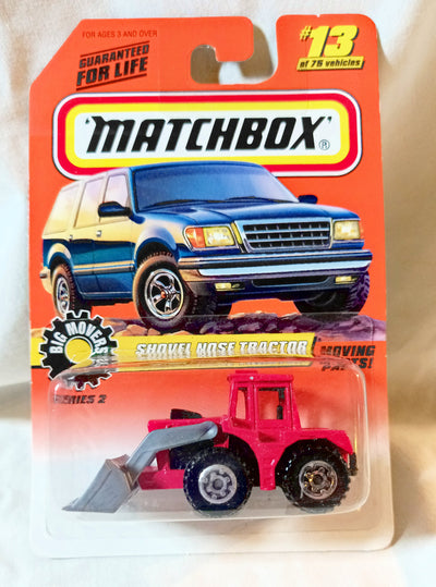 Matchbox no. 13 Shovel Nose Tractor Big Movers Series 1998 - TulipStuff