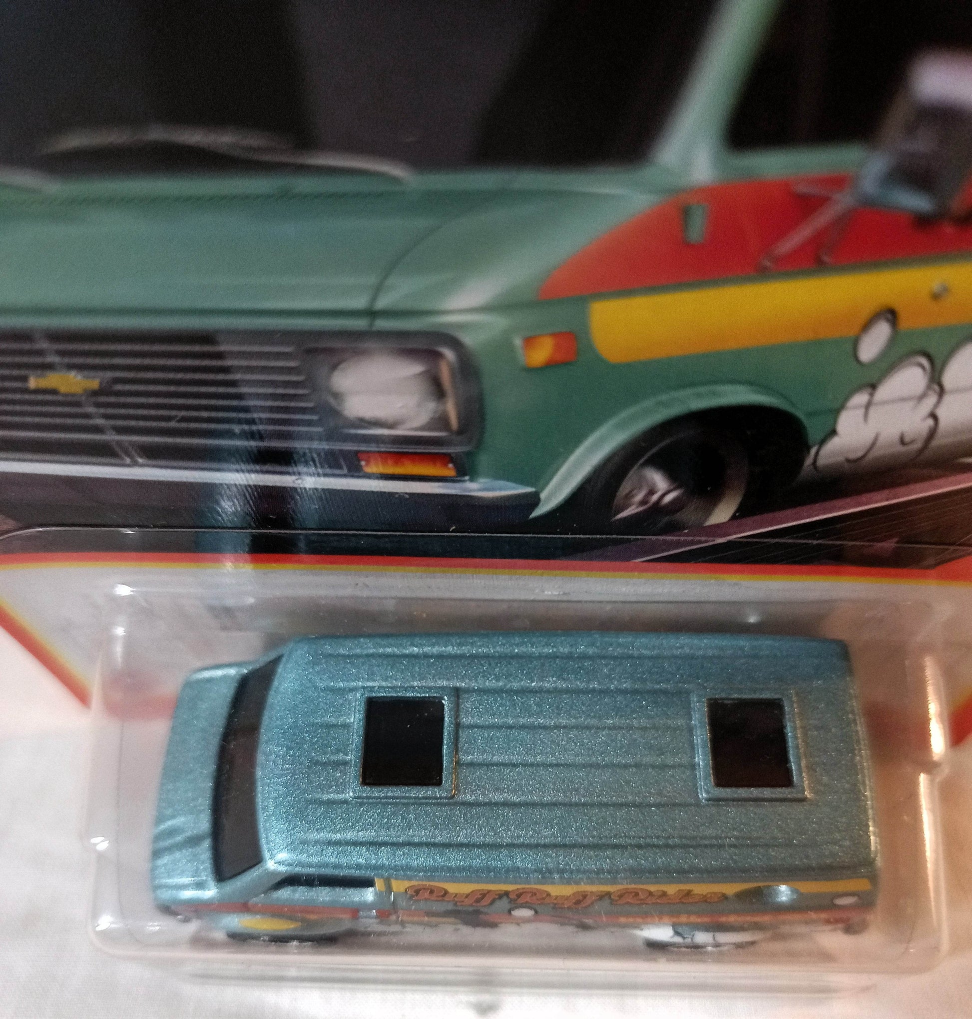 Matchbox #14 '75 Chevy Van Ruff Ruff Rider Mobile Dog Spa 2024 - TulipStuff