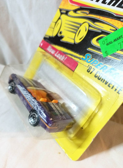 Matchbox #14 '87 Corvette Convertible Chevrolet Superfast 1997 - TulipStuff