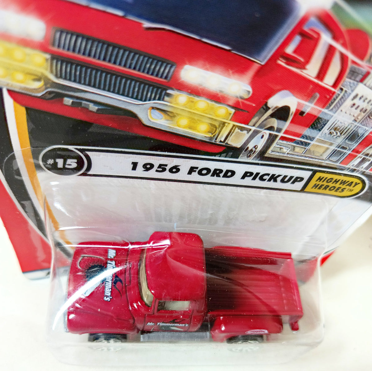 Matchbox #15 '56 Ford Pickup Truck Timmerman's Highway Heroes 2001 - TulipStuff