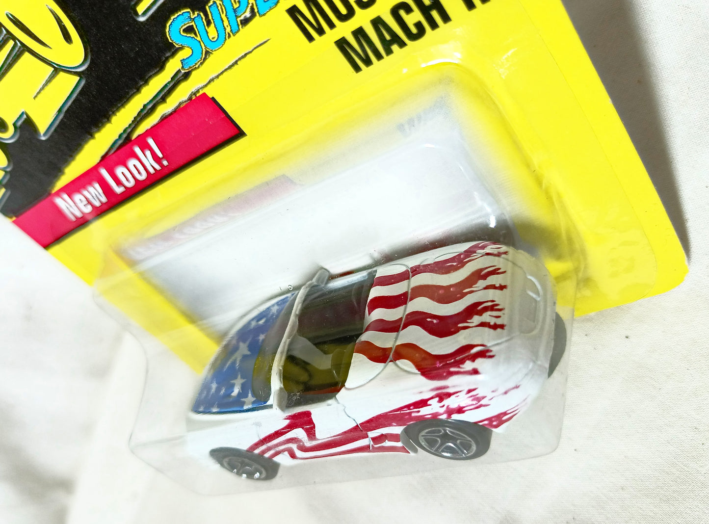 Matchbox #15 Ford Mustang Mach III Convertible Stars & Stripes 1997