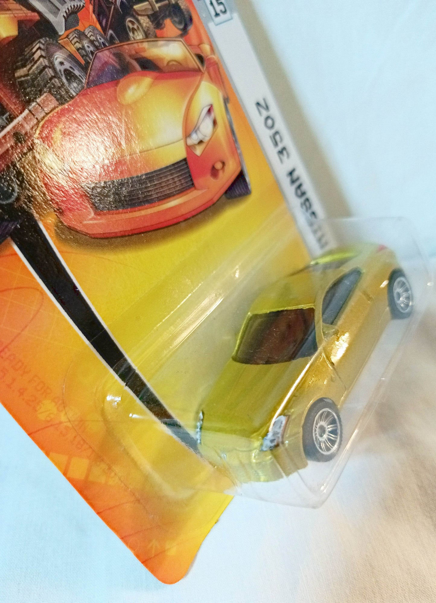 Matchbox #15 2003 Nissan 350Z MBX Metal Gold 2007 - TulipStuff