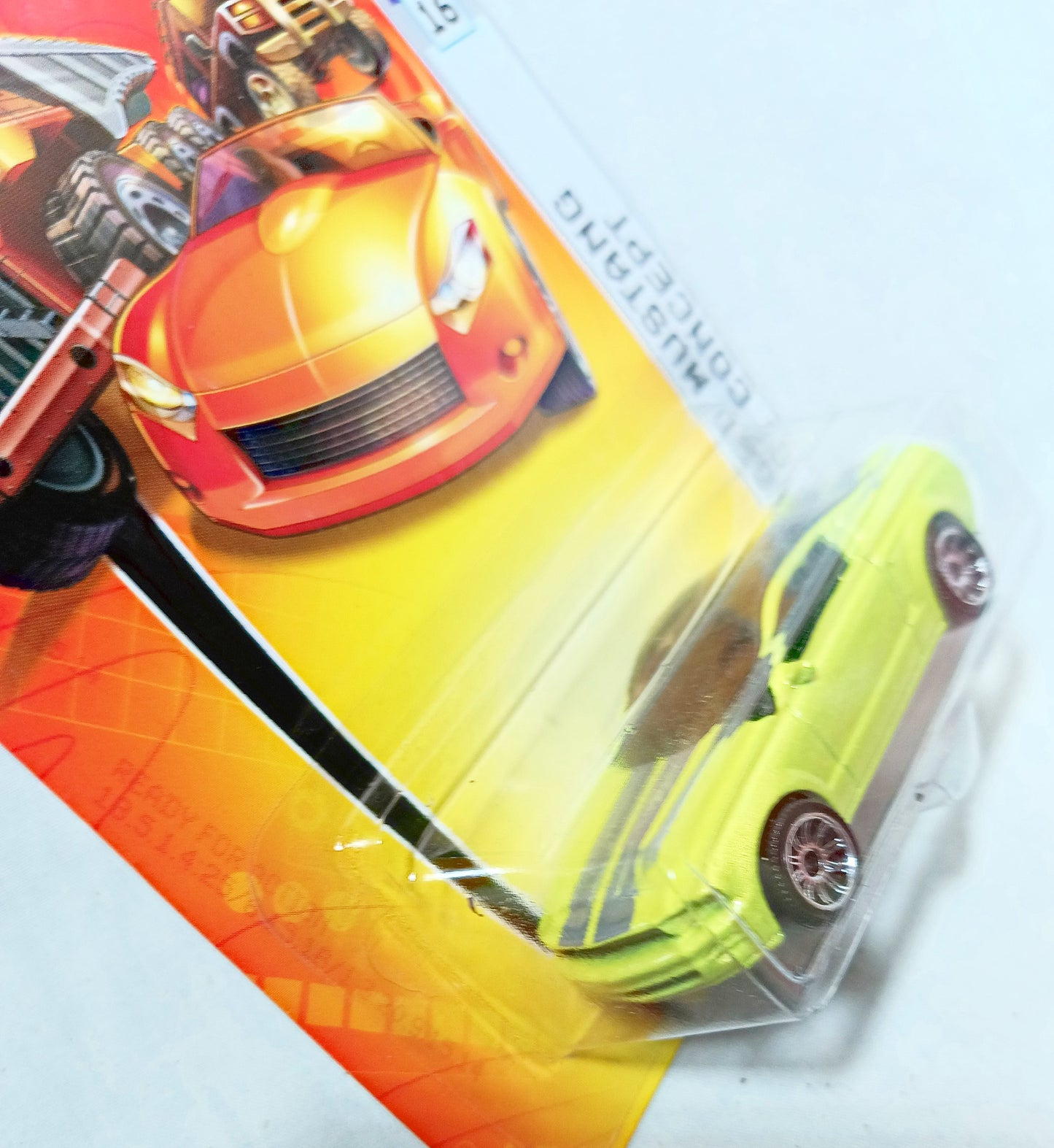 Matchbox #16 Ford Mustang GT Concept MBX Metal Lime Green 2007 - TulipStuff