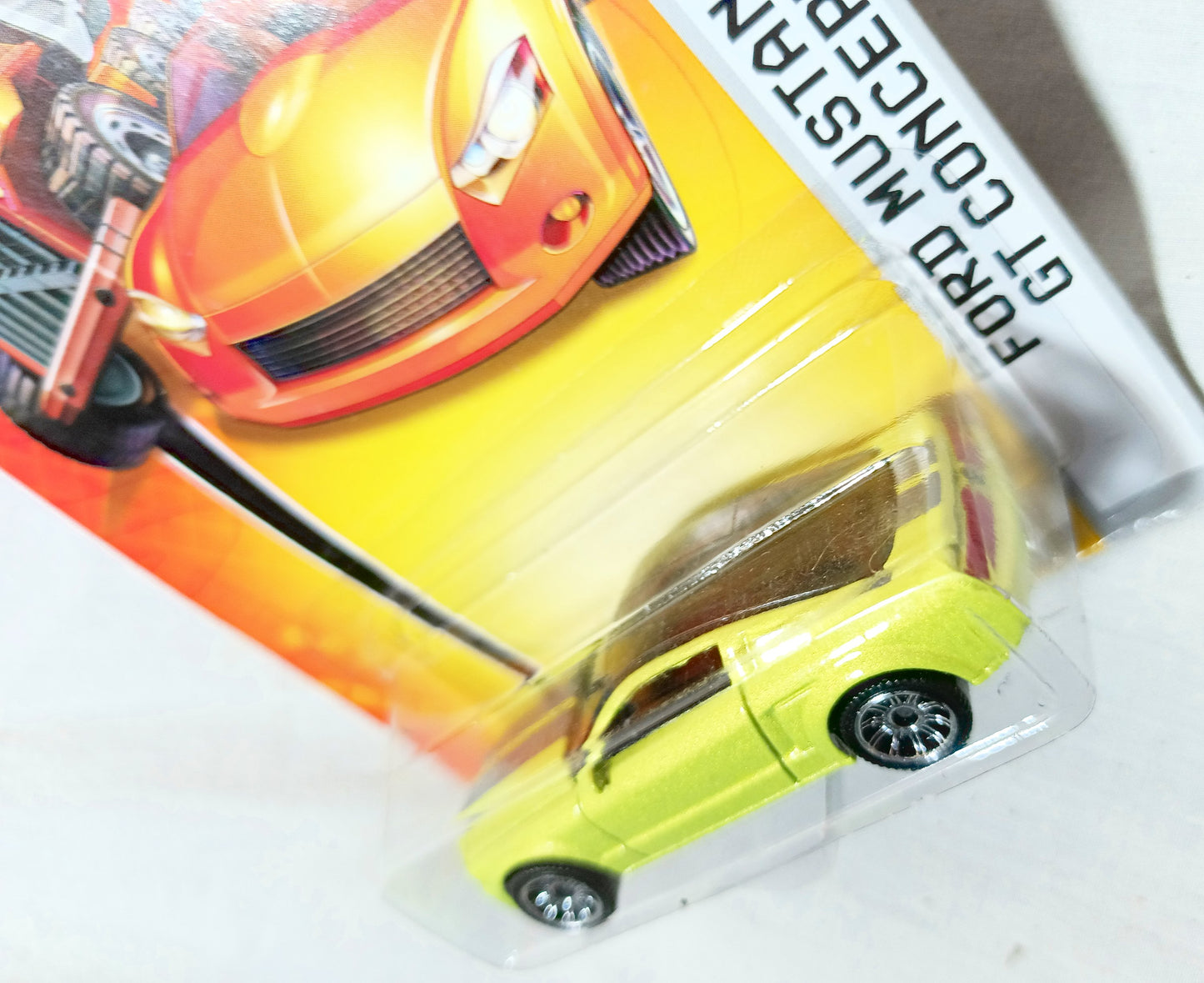 Matchbox #16 Ford Mustang GT Concept MBX Metal Lime Green 2007 - TulipStuff