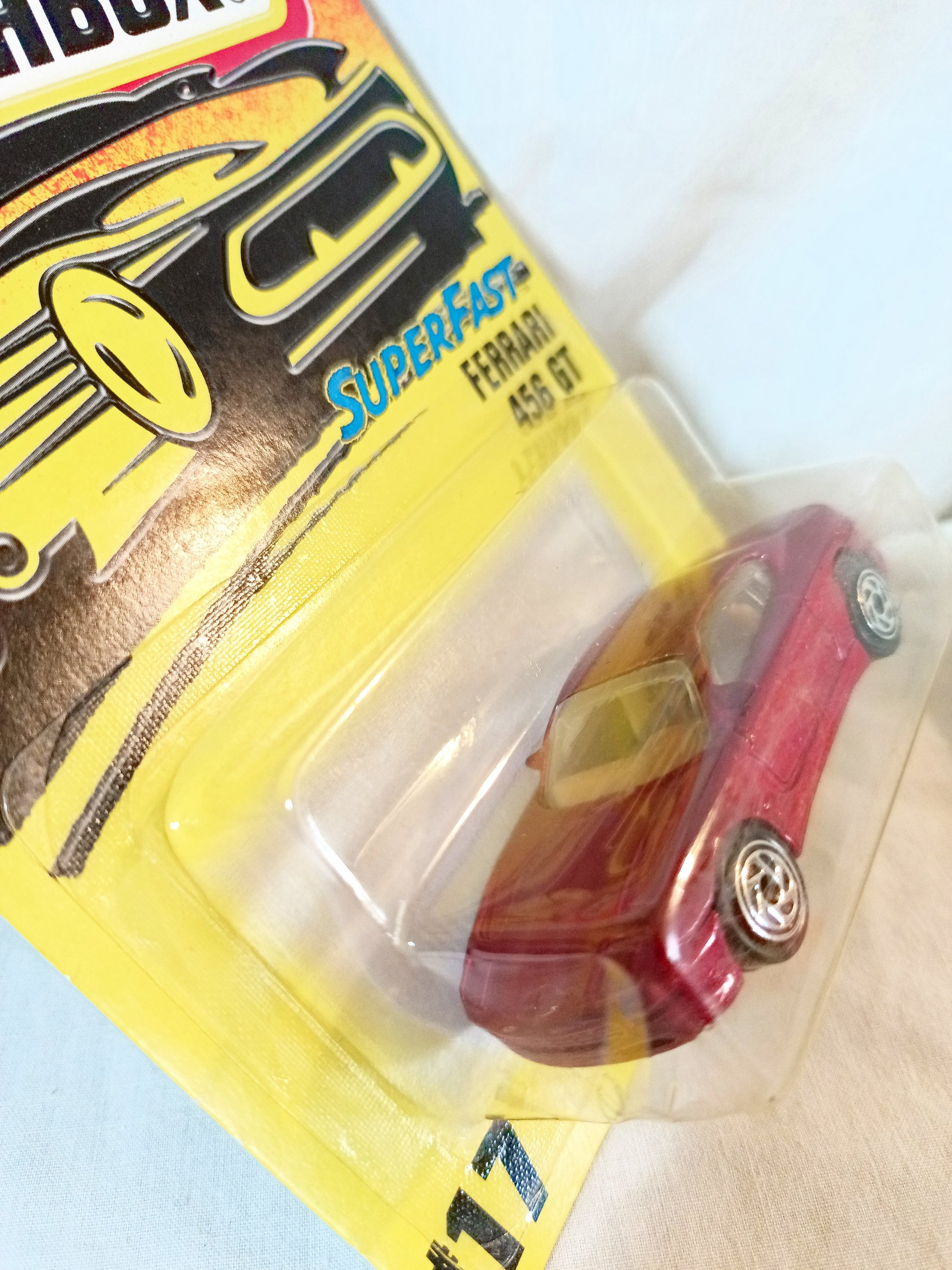 Matchbox #17 Ferrari 456 GT Sports Car Red 1996 - TulipStuff