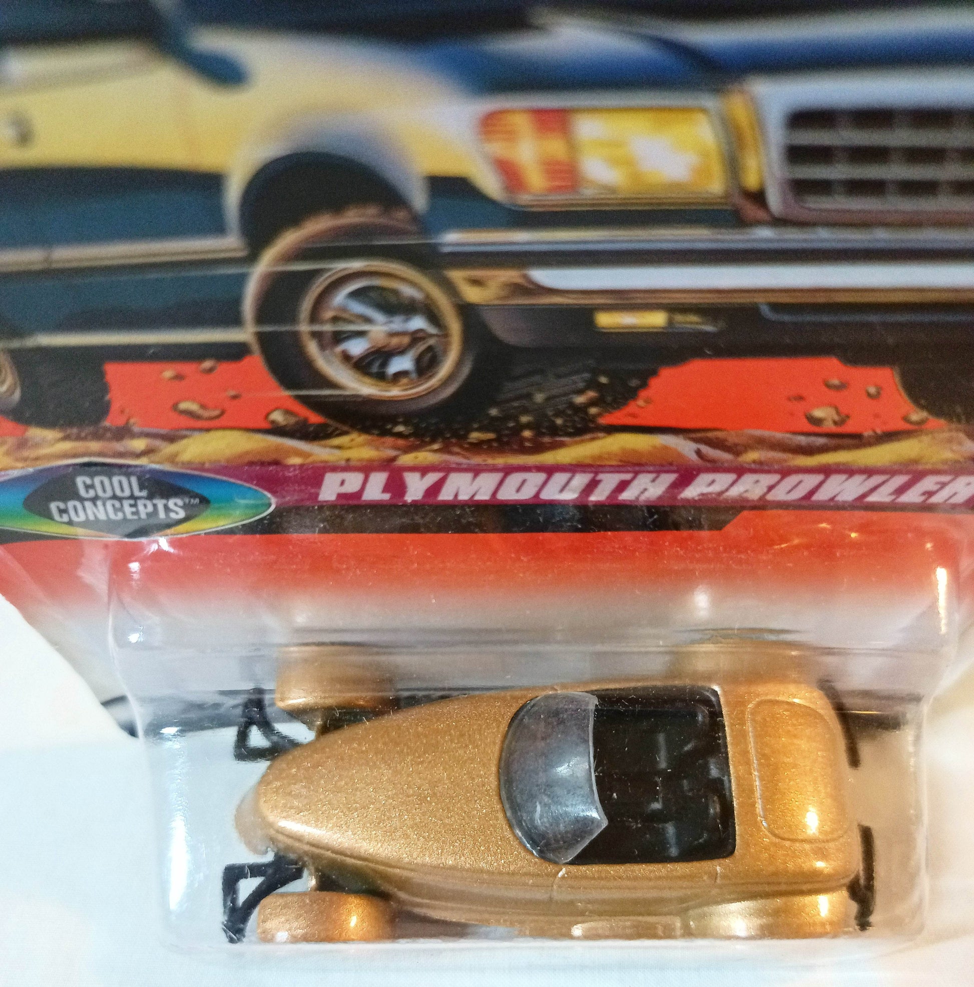 Matchbox #18 Plymouth Prowler Cool Concepts Gold 1998 - TulipStuff