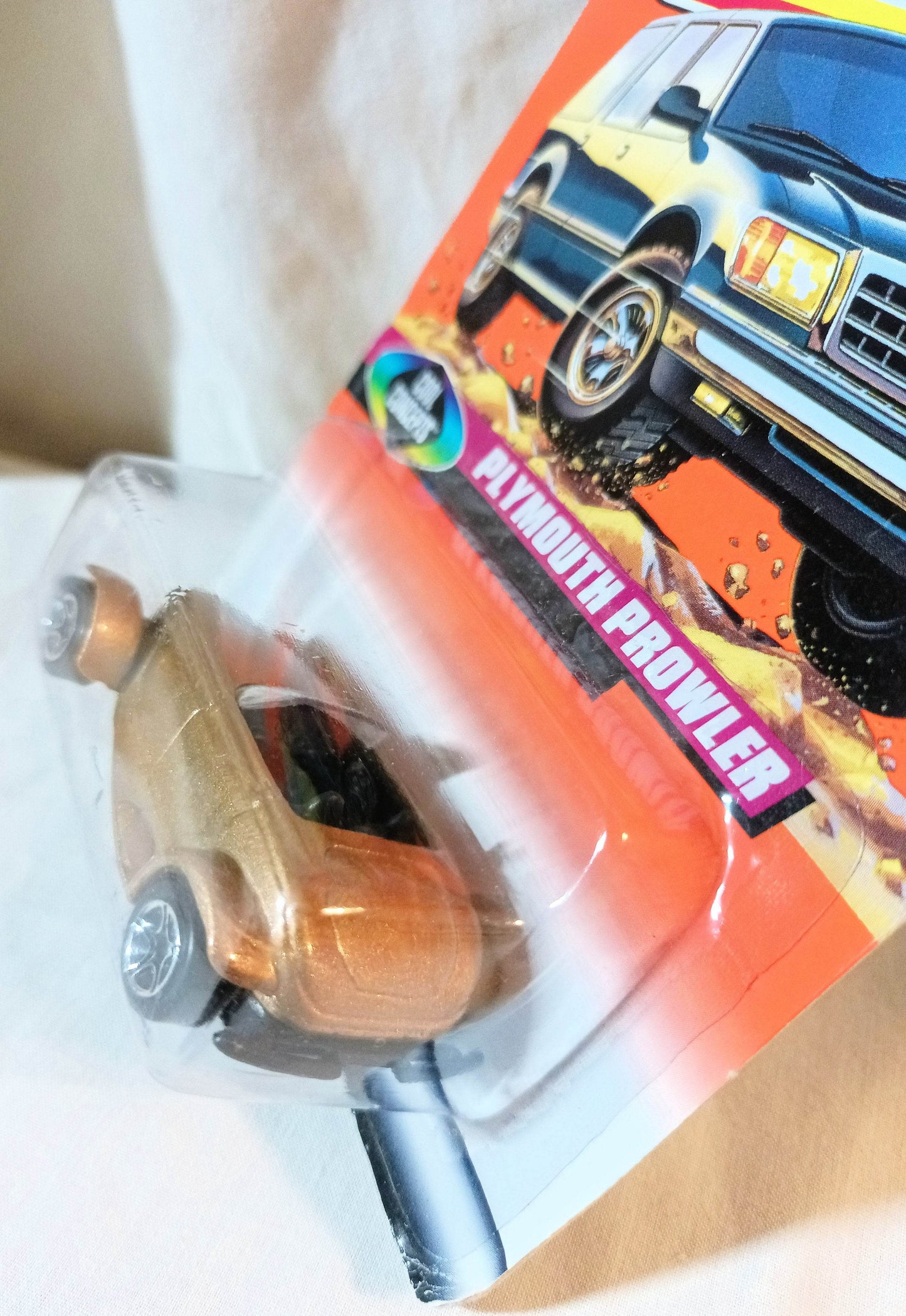 Matchbox #18 Plymouth Prowler Cool Concepts Gold 1998 - TulipStuff
