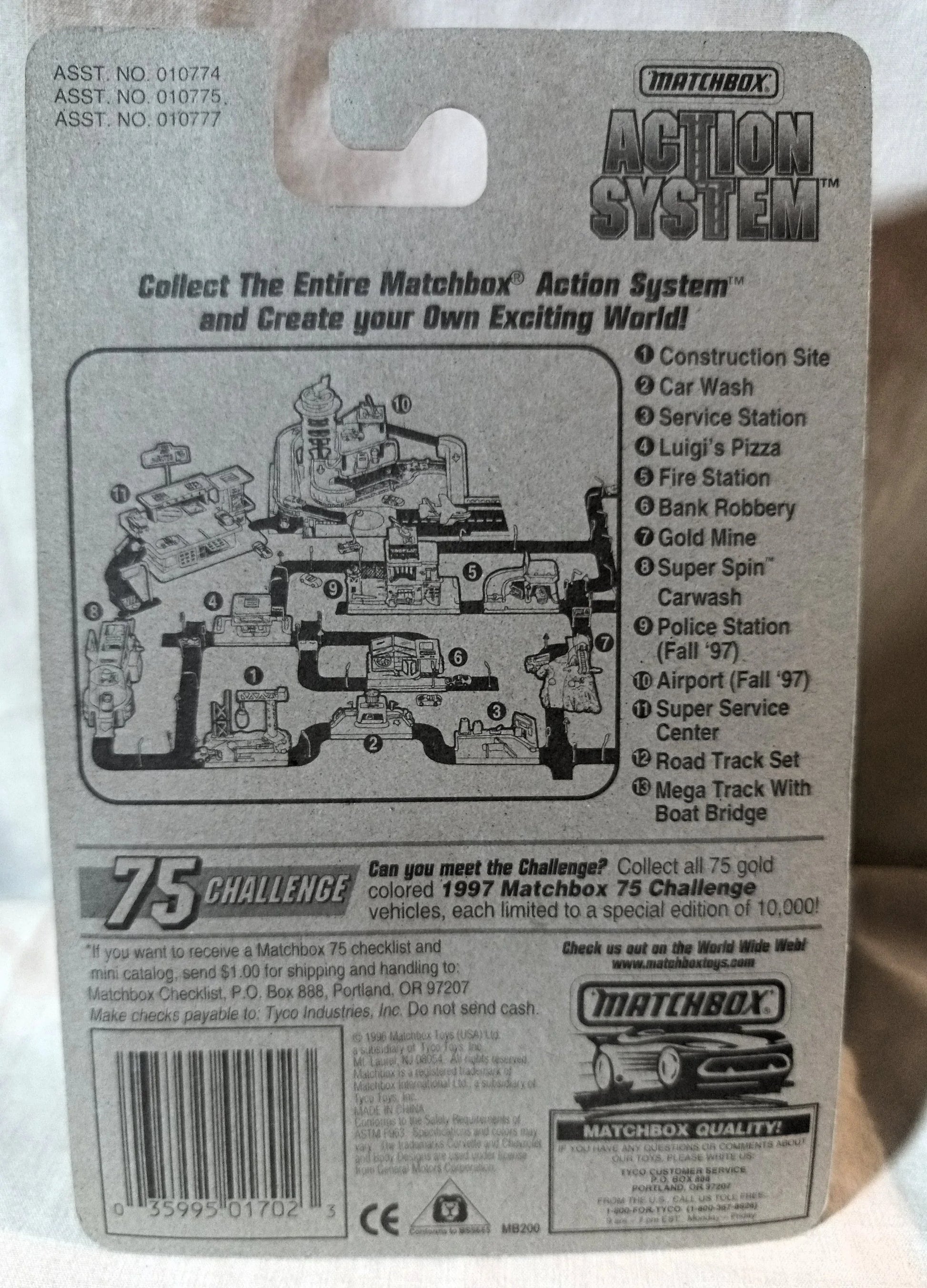 Matchbox #2 Chevrolet Corvette Grand Sport Black Widow 1996 - TulipStuff